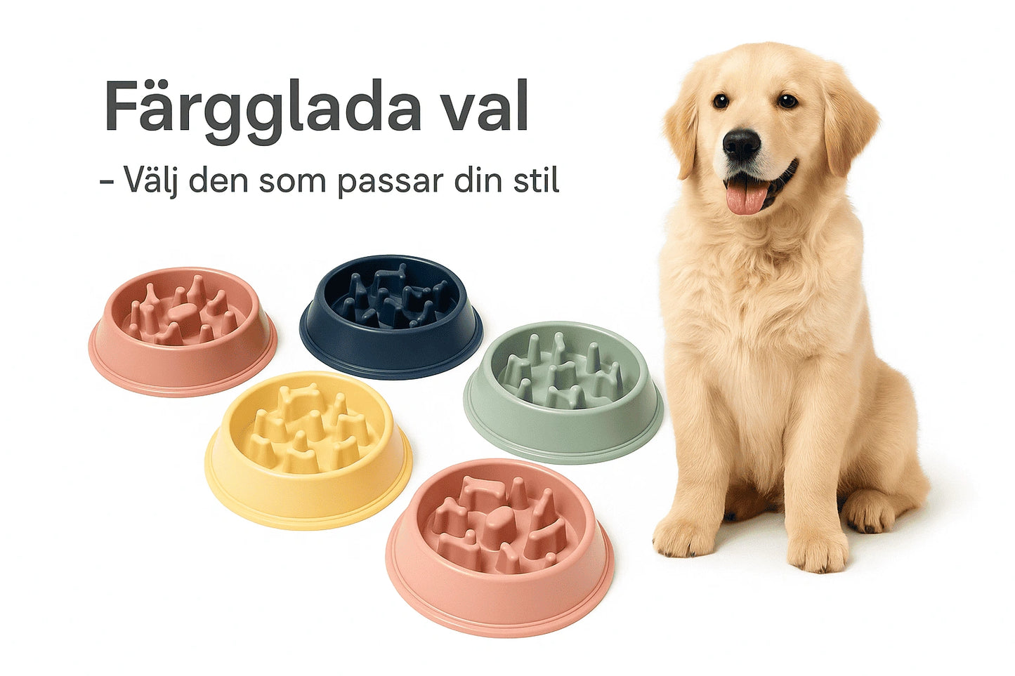 Hundskål Slow Feeder