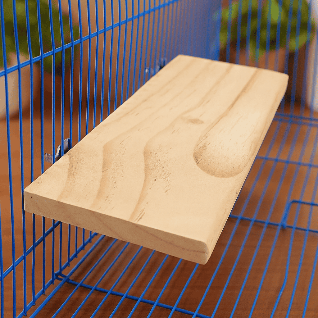 Trähylla för Smådjur & Fåglar