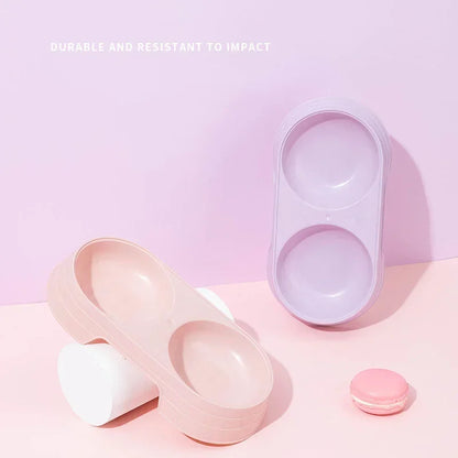 Macaron Dubbelskål för Husdjur