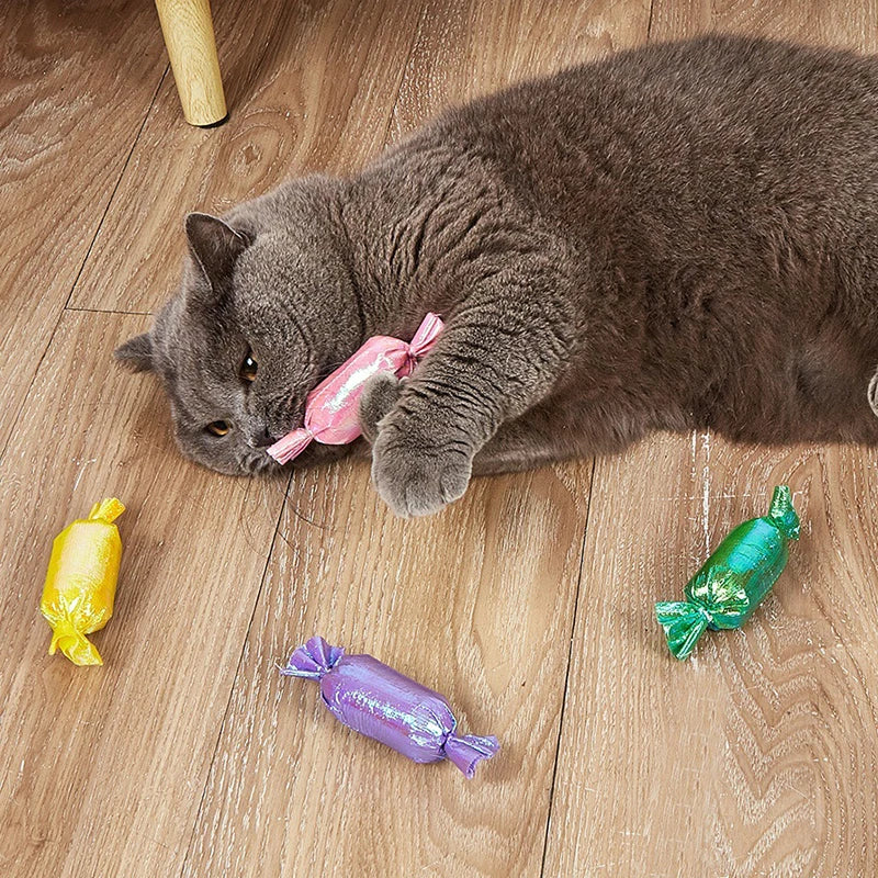 Kattleksak i Godisform