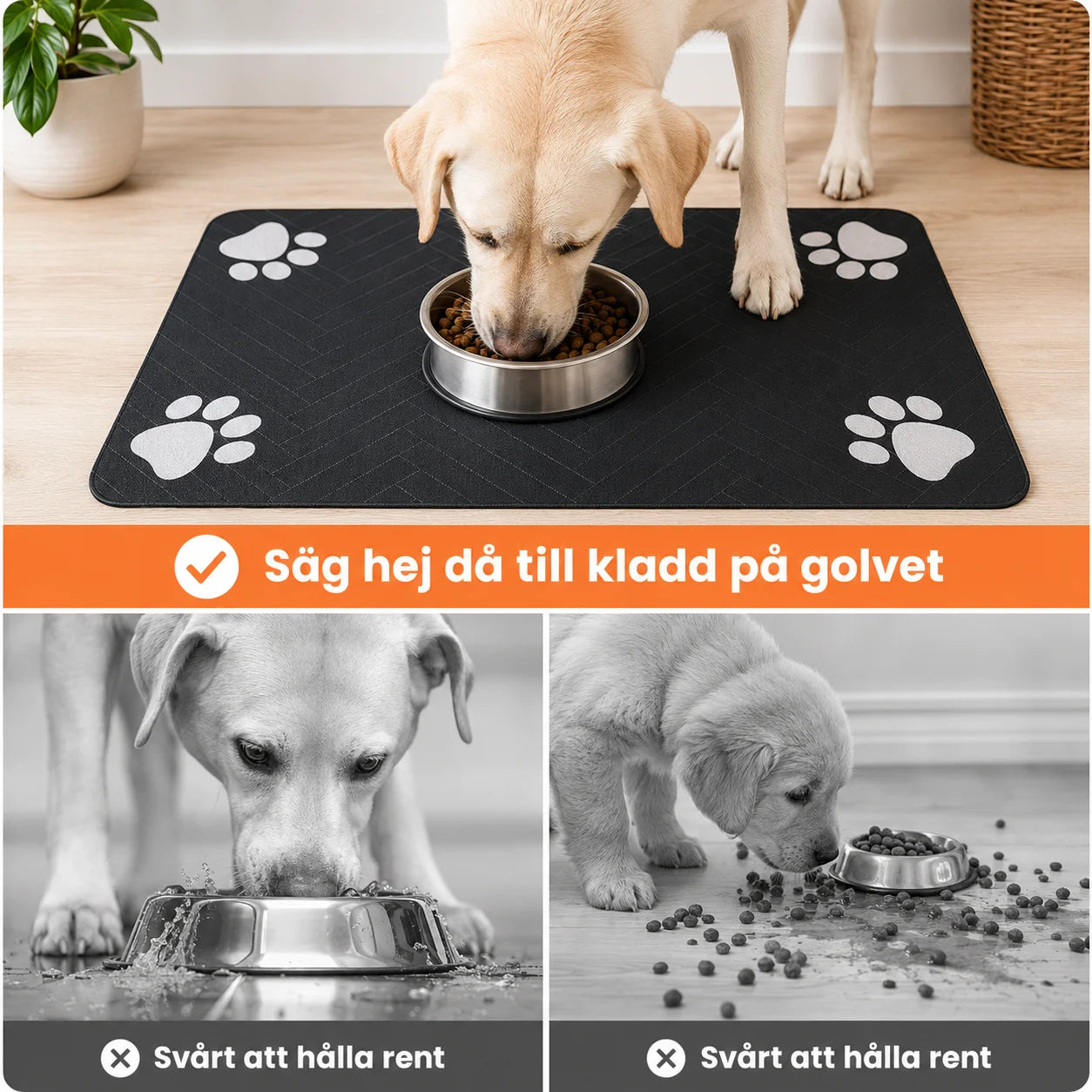 Absorberende matter for katter og hunder